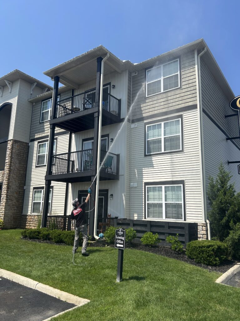 Multifamily Units in Columbus Ohio that need a power washing company near them like Strong Cleaning Co.
