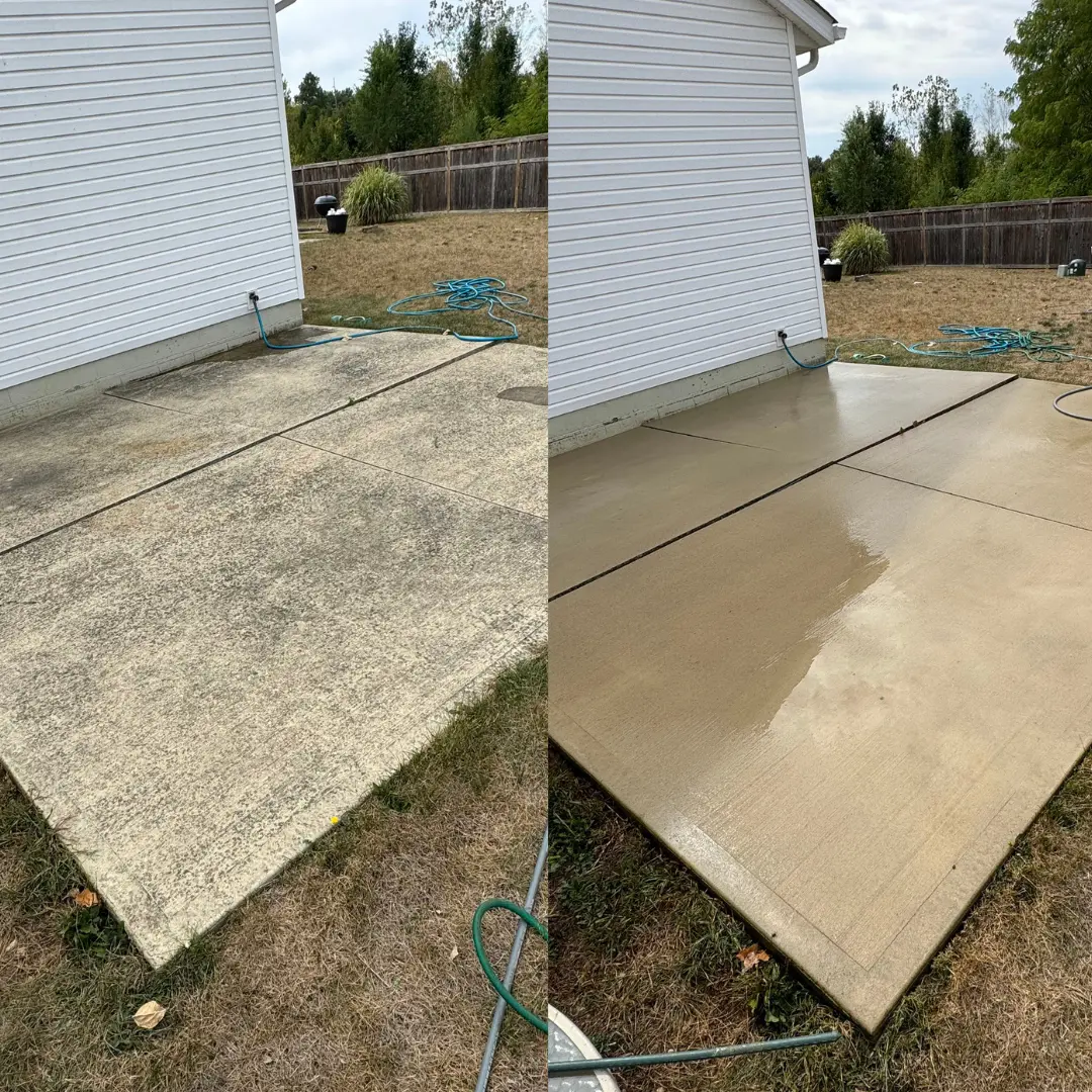 Concrete cleaning in Galloway Ohio Strong Cleaning Co