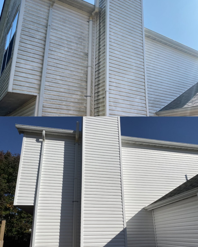 House soft washing and pressure washing powell ohio strong cleaning co
