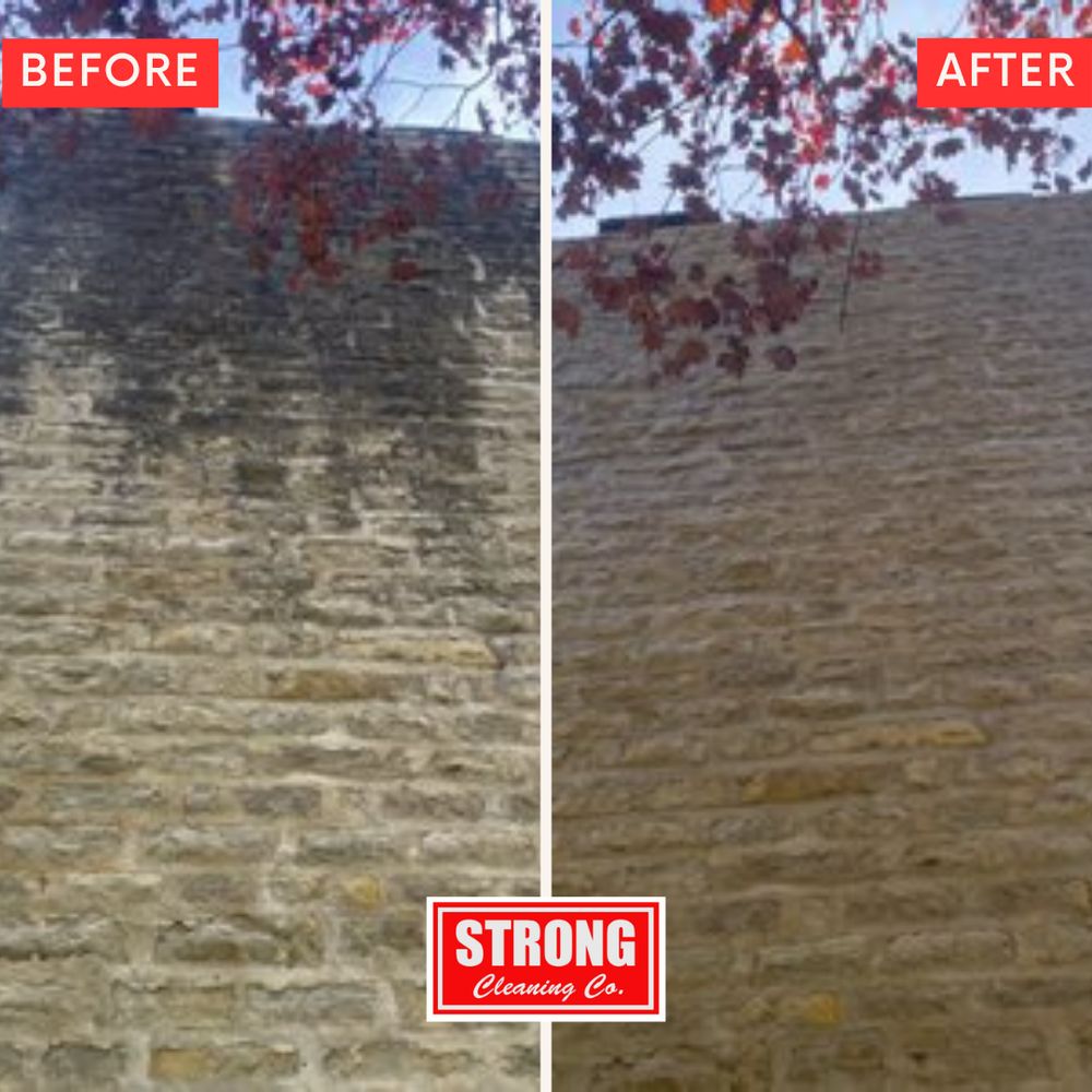 Pressure washing in Columbus & Dublin Ohio Strong Cleaning Co
