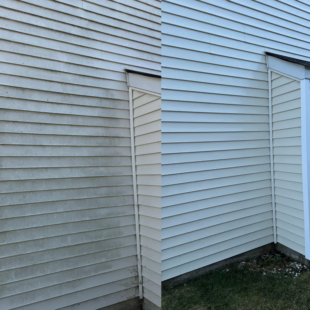 Pressure washing in Galloway Ohio Strong Cleaning Co