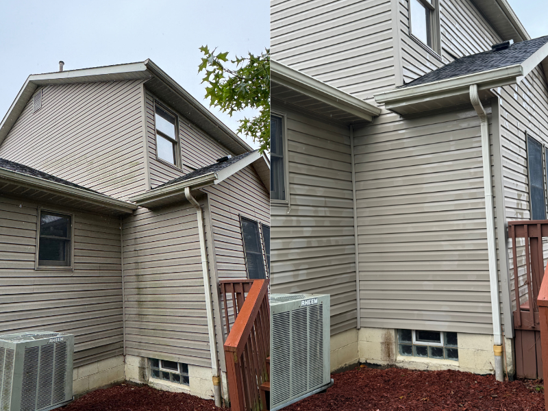 Pressure washing in Grove City Ohio Strong cleaning co.