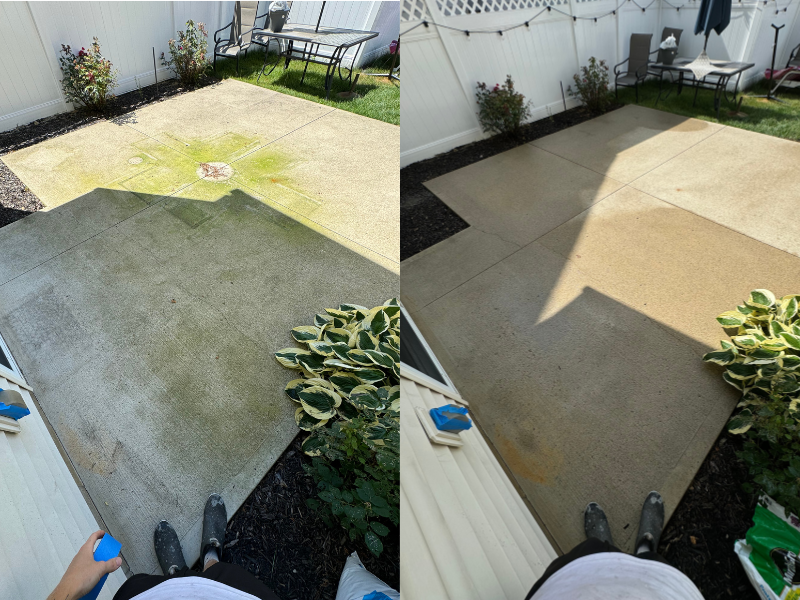 Top rated concrete cleaning in Gahanna Ohio Strong cleaning co.