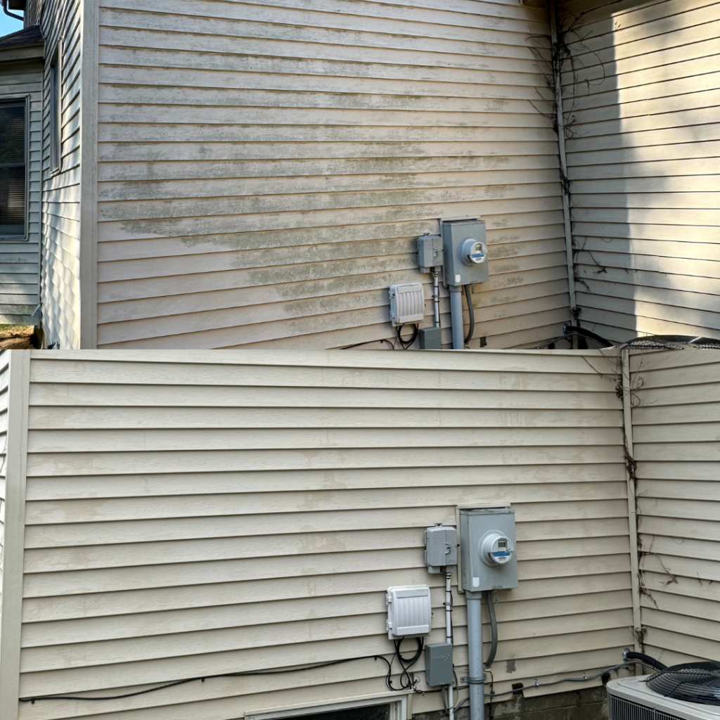 pressure washing in Lewis Center, Ohio. Strong Cleaning Co